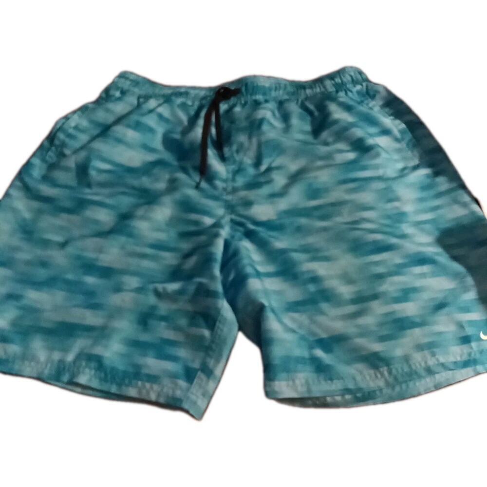 Nike Men's Swim Trunks Lined Sz.XL Blue Beach Vacation